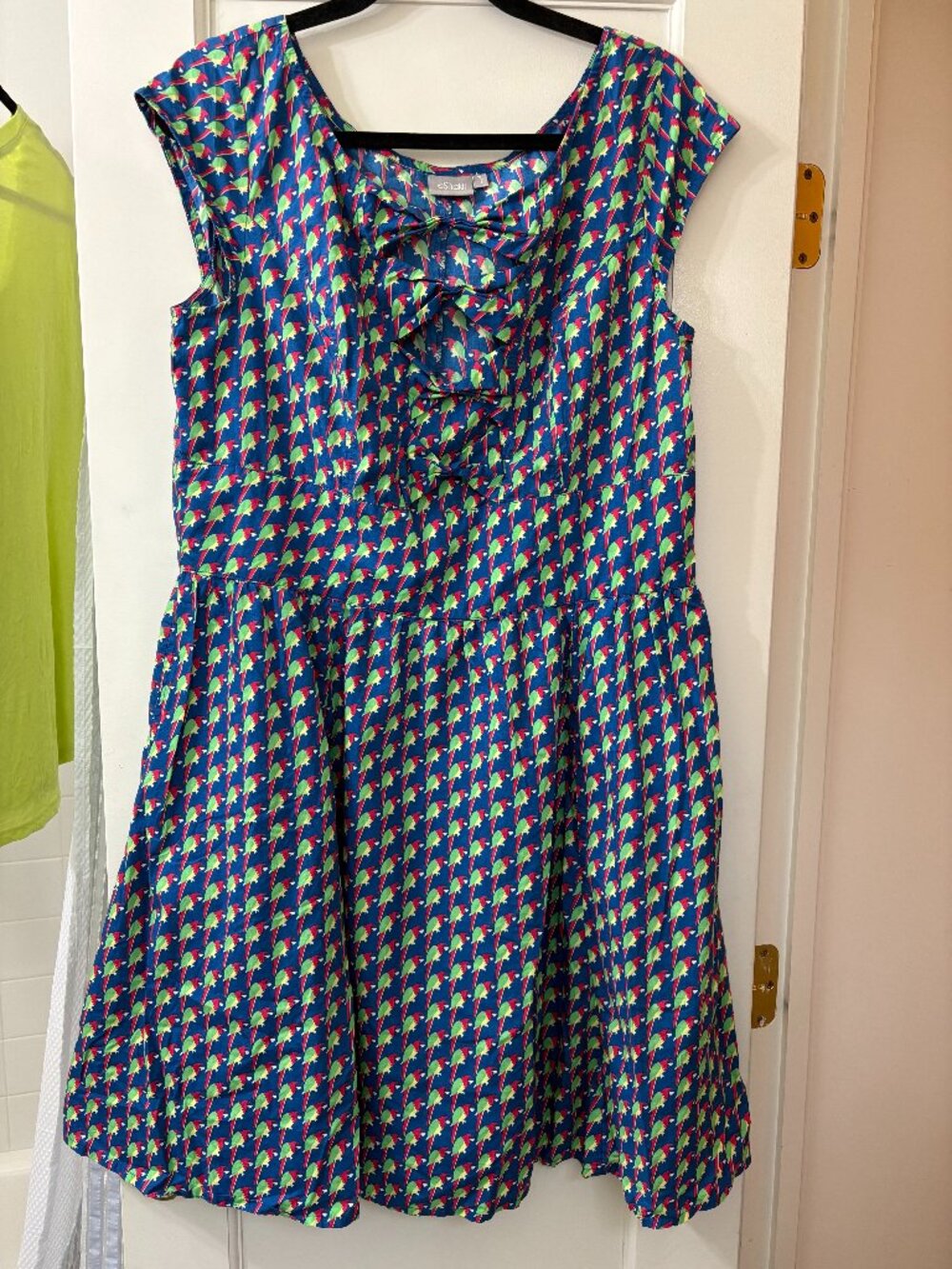 eShakti Parrot Dress - XL